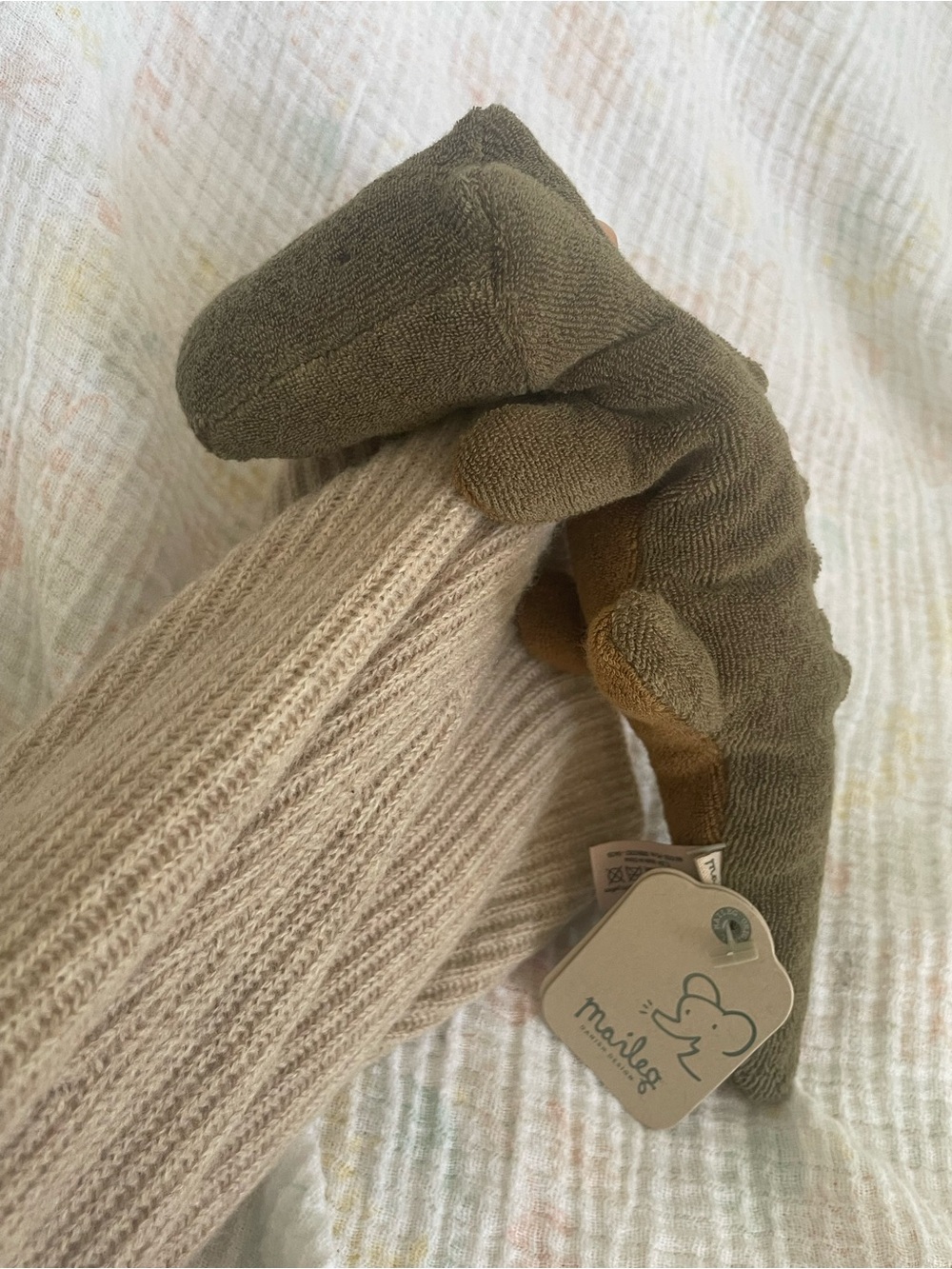Maileg Mini Crocodile Plush Safari Friends Little Stuffed Animal